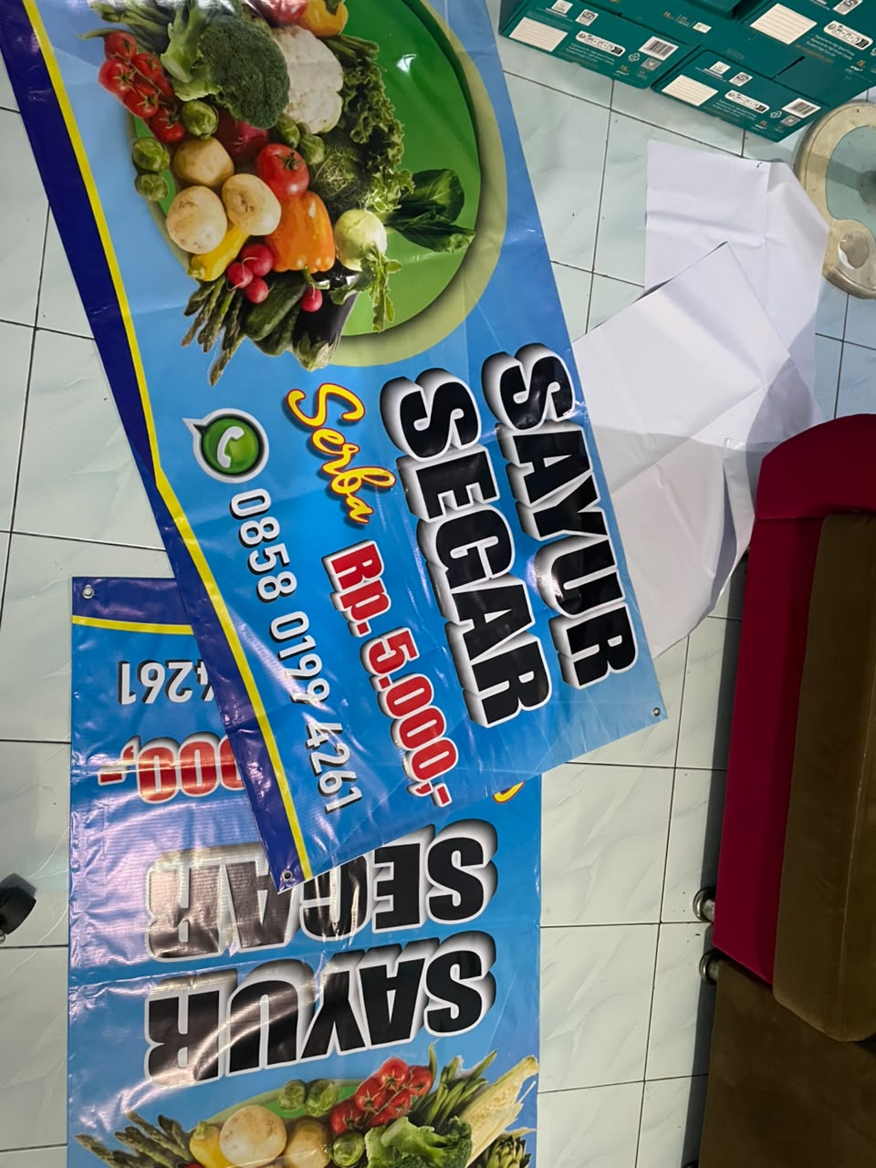 Banner Sayur Segar