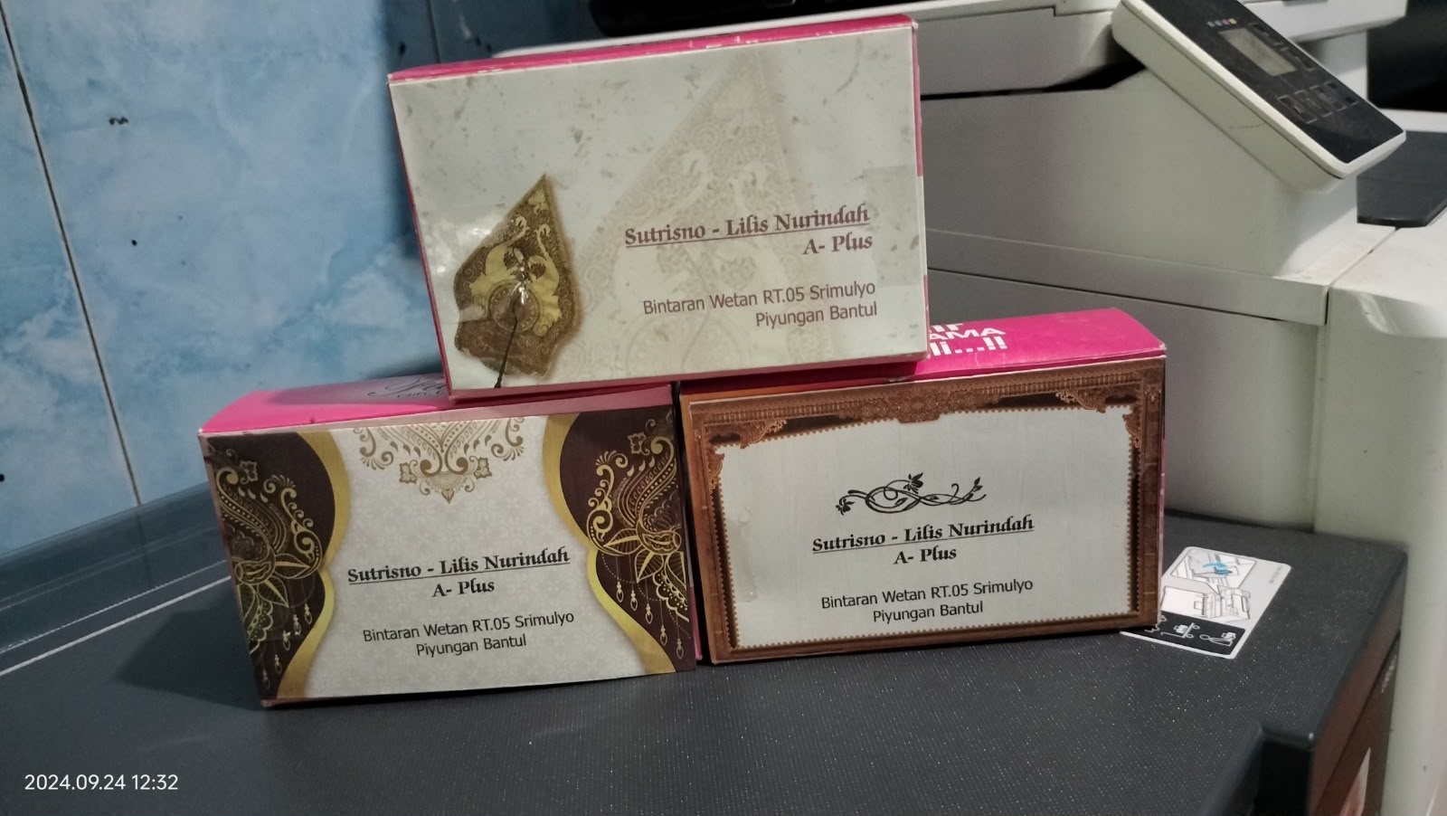 Kotak Souvenir Pernikahan